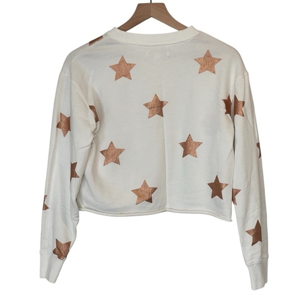 Spiritual Gangster Starry Mazzy Pullover Sweatshirt, Cropped, RoseGold Small - Picture 3 of 15